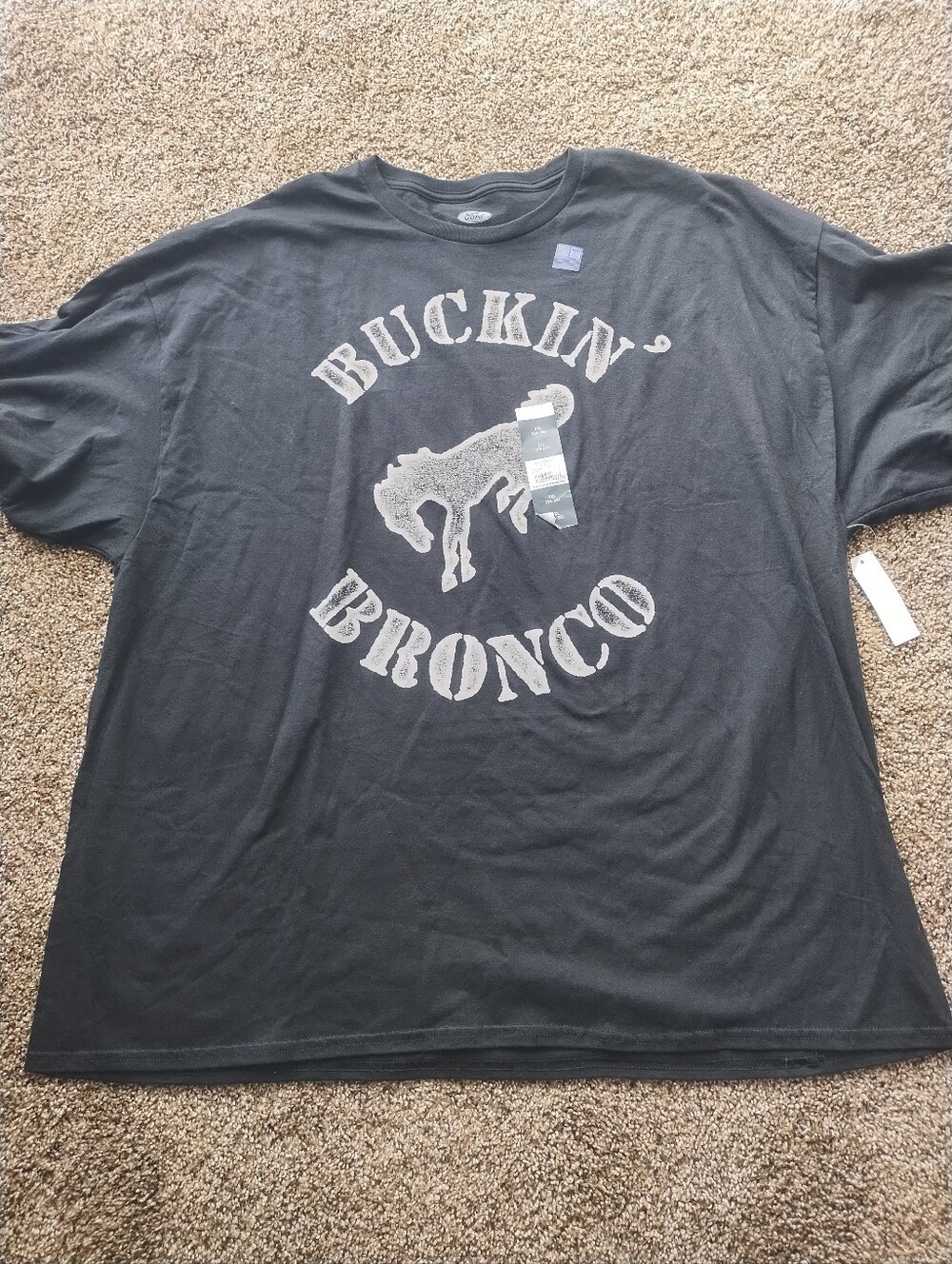 Ford Buckin' Bronco Graphic Tee - Black